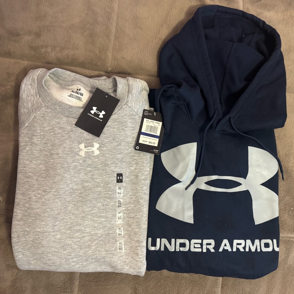 2 NWT Under Armour Hoodies